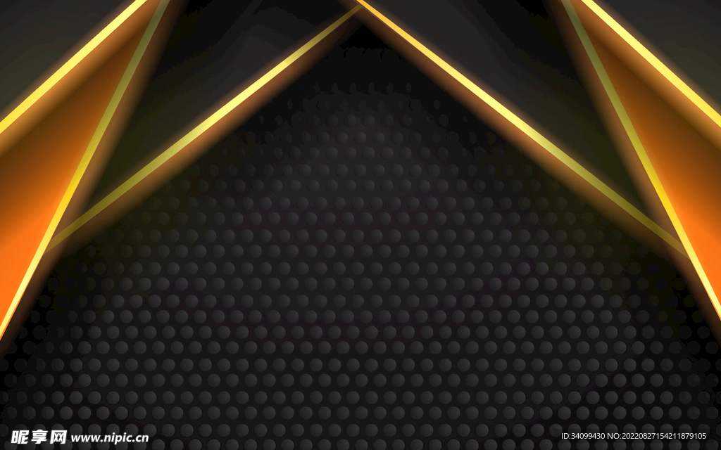 ai矢量黑金轻奢大气背景