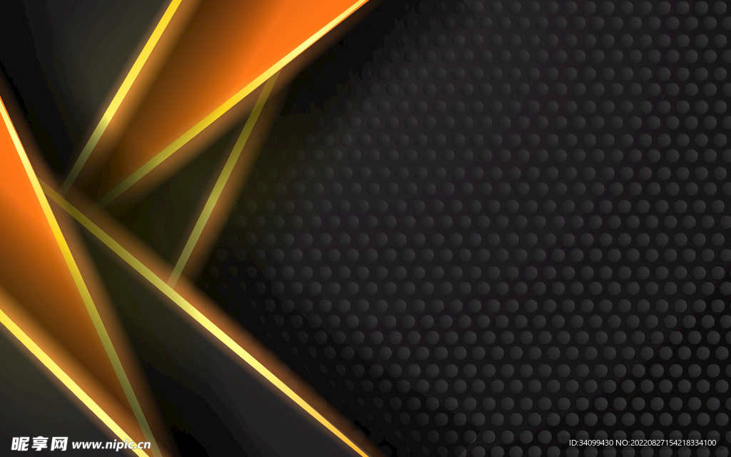 ai矢量轻奢黑金背景