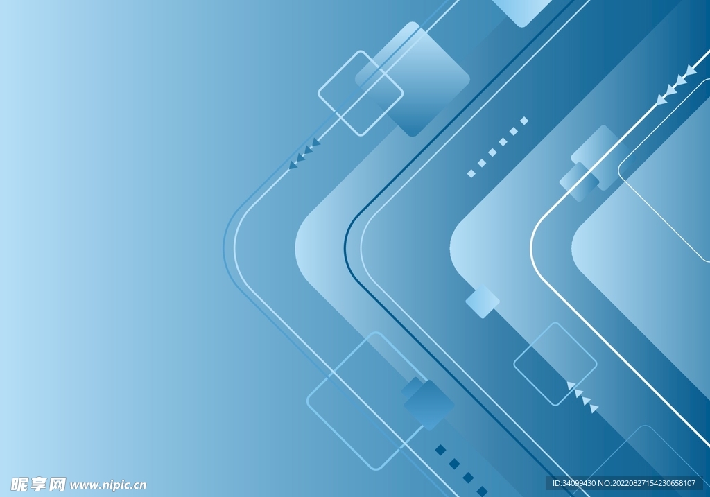 ai矢量渐变蓝色背景
