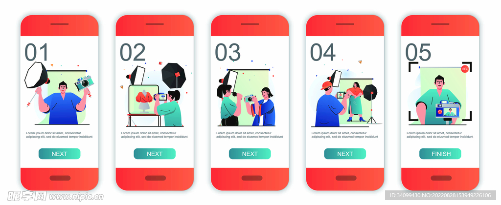 ai矢量摄影场景元素