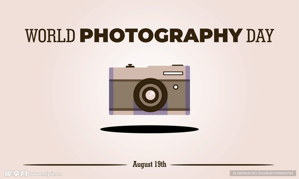 ai矢量摄影相机背景