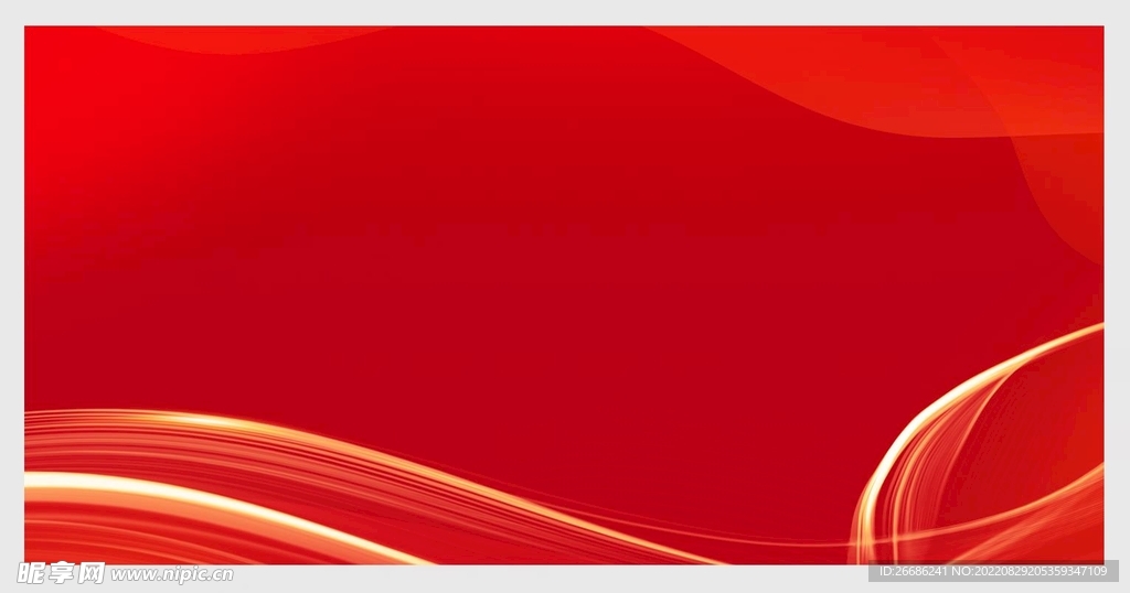 红色背景