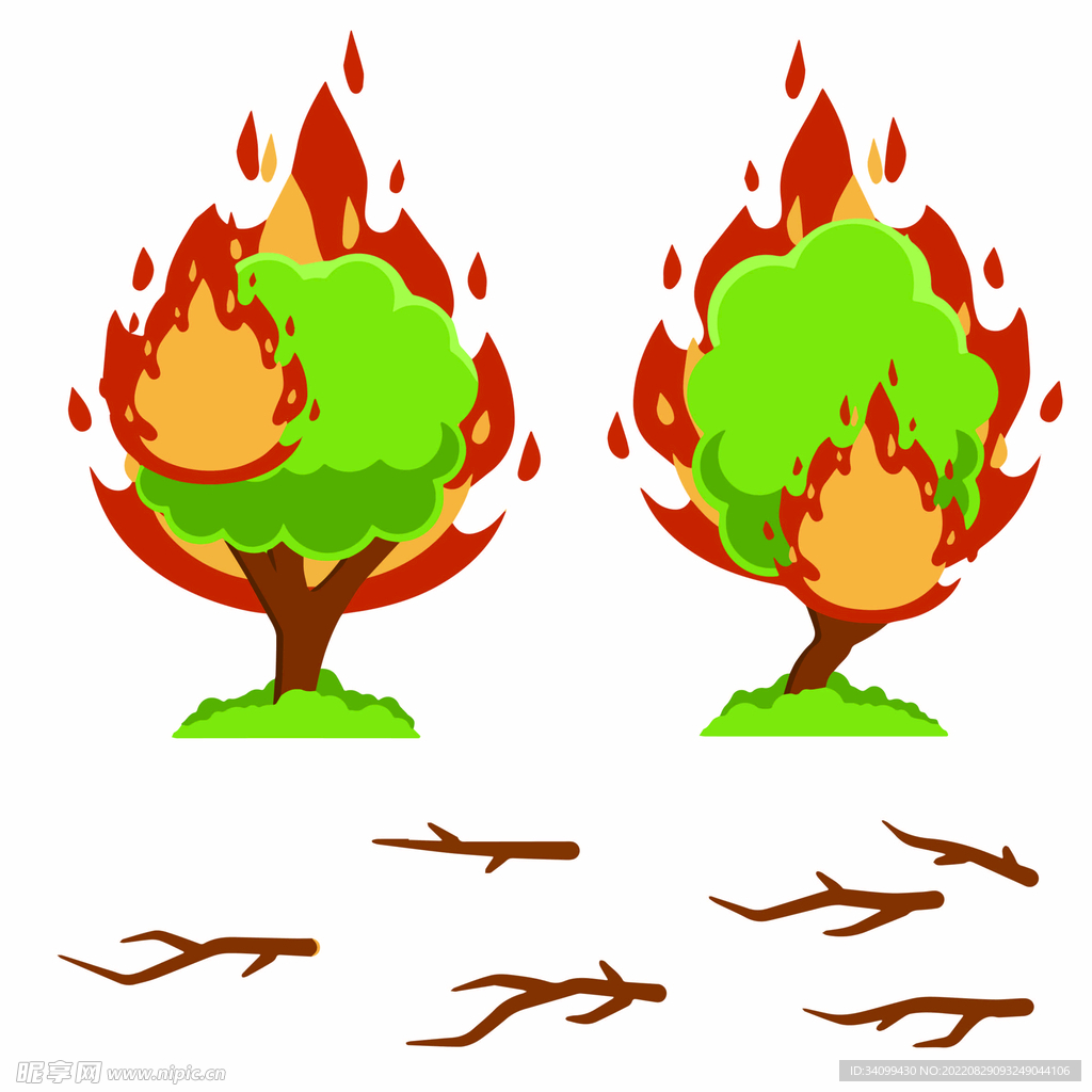 ai矢量森林防火