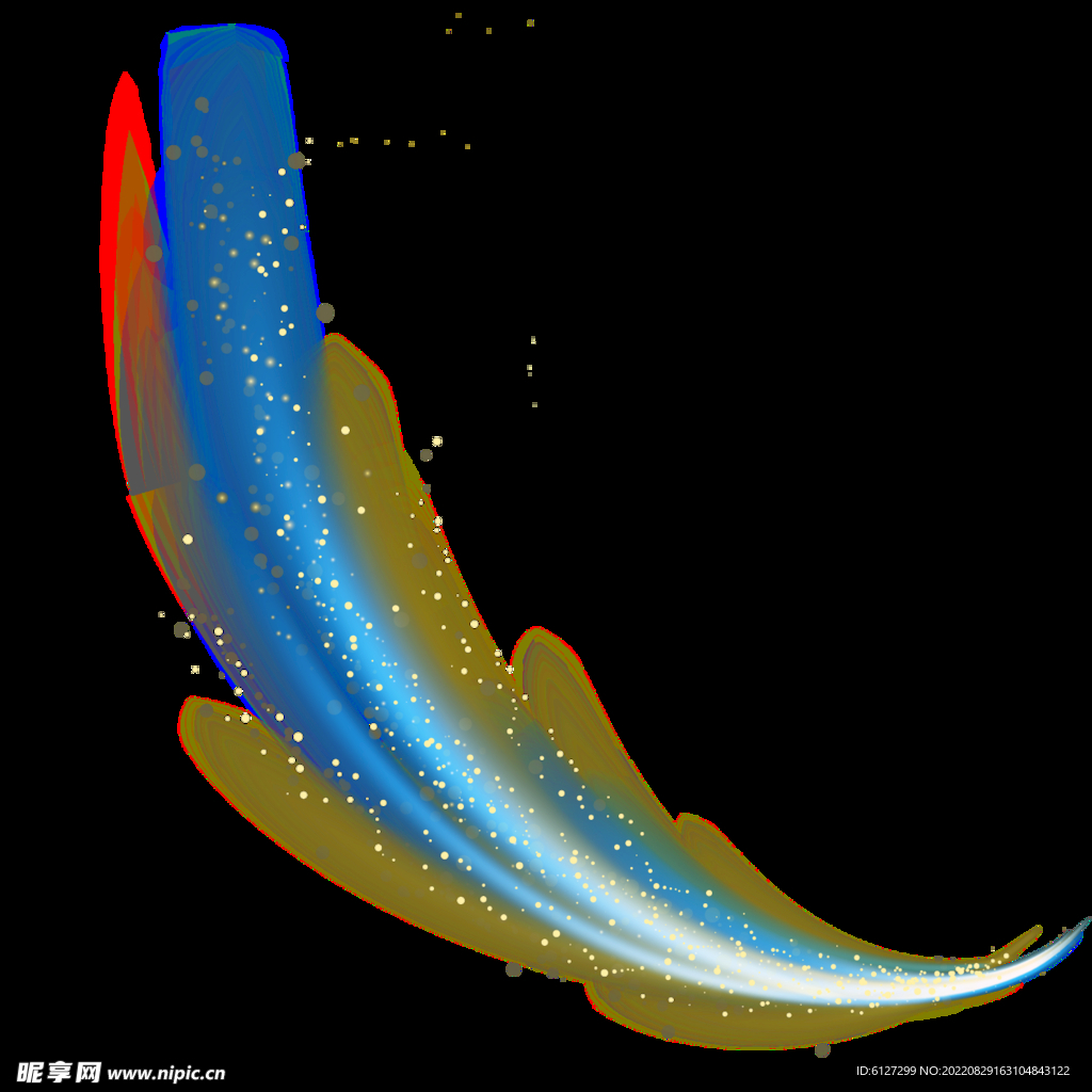 圆点装饰梦幻曲线