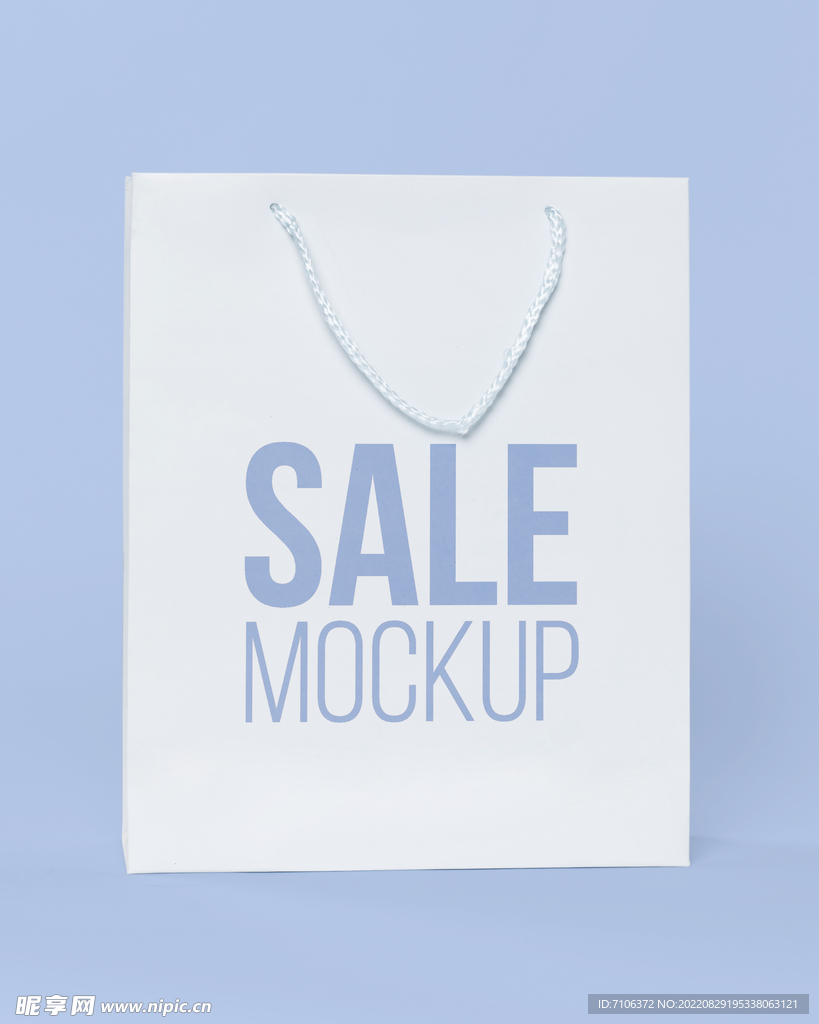 时尚牛皮纸包装袋样机效果图图片