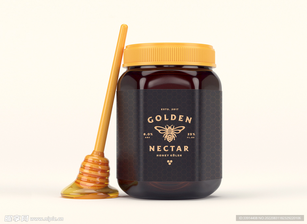 蜂蜜罐样机