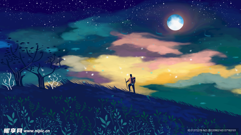 小清新简约创意海报图片