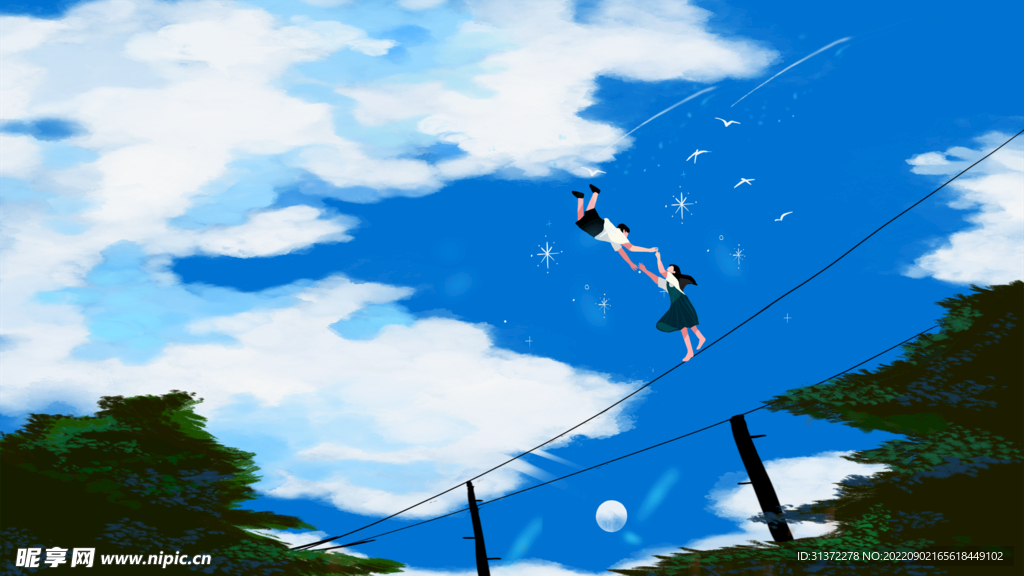 小清新简约创意海报图片