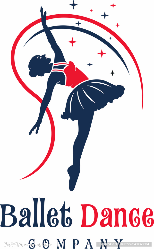 ai矢量芭蕾舞图标