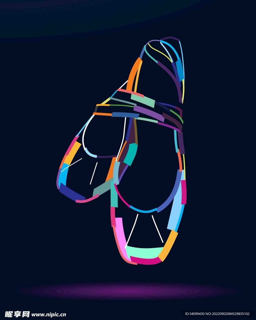 ai矢量创意芭蕾舞