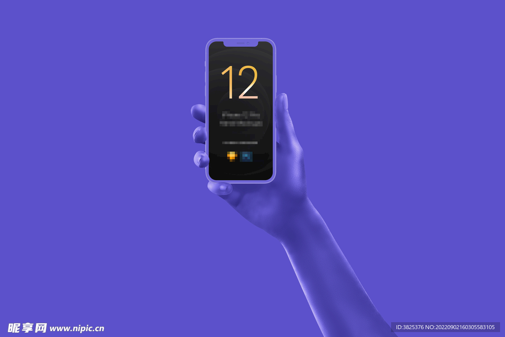 手持手机样机