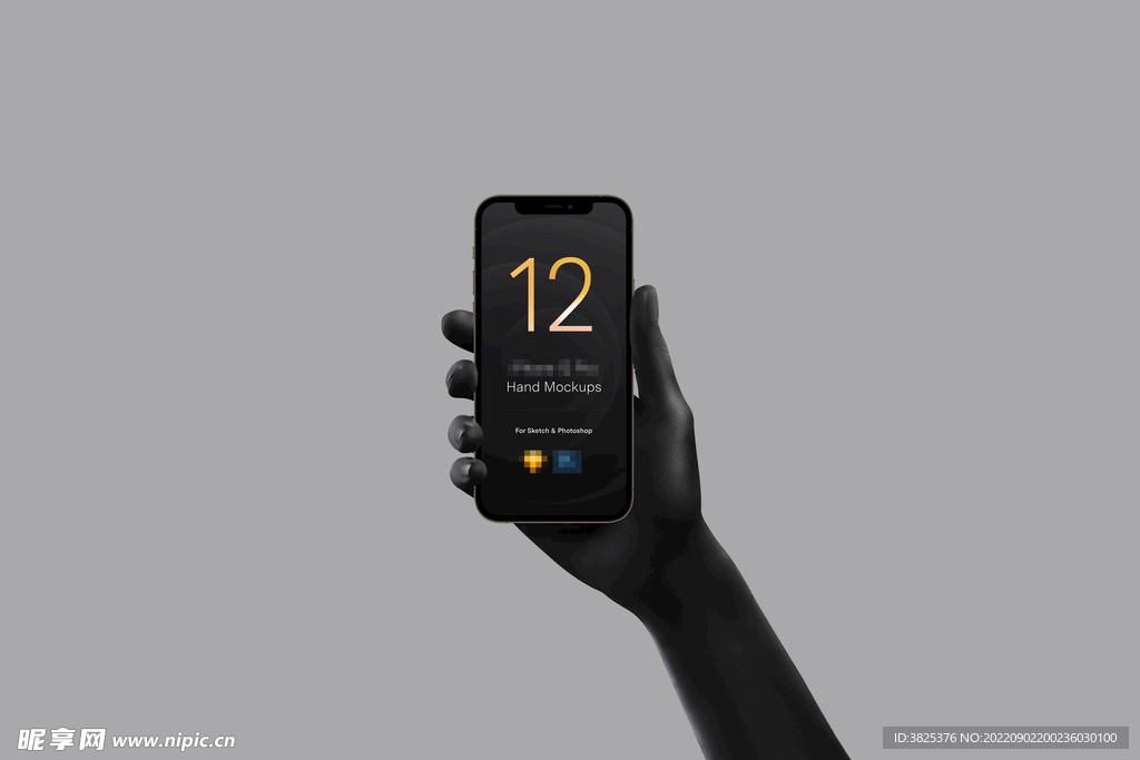 手持手机样机