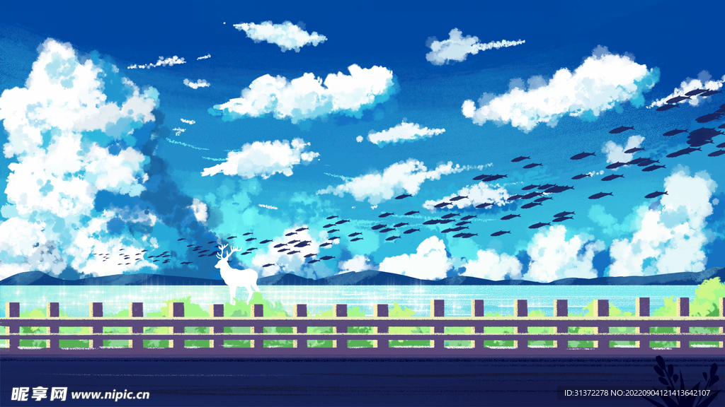 小清新简约创意海报图片