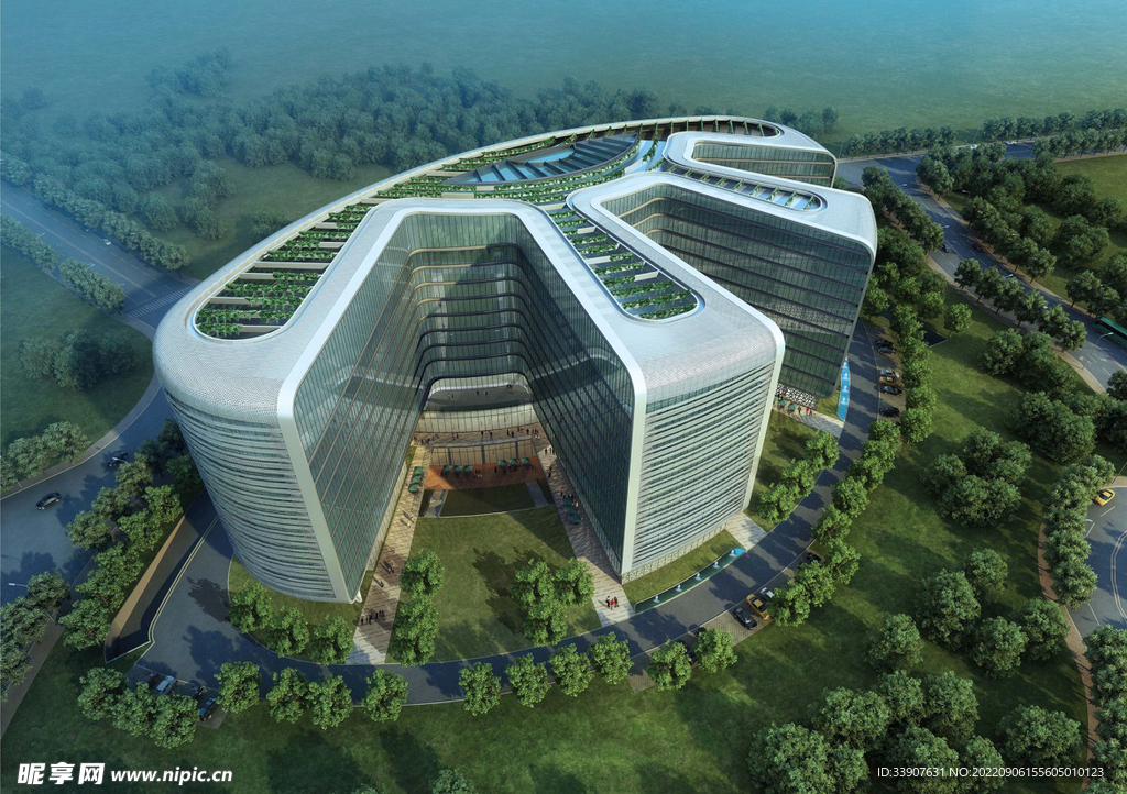 龙子湖创意园孵化器大楼