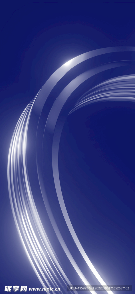 蓝色地产光感大气背景底纹