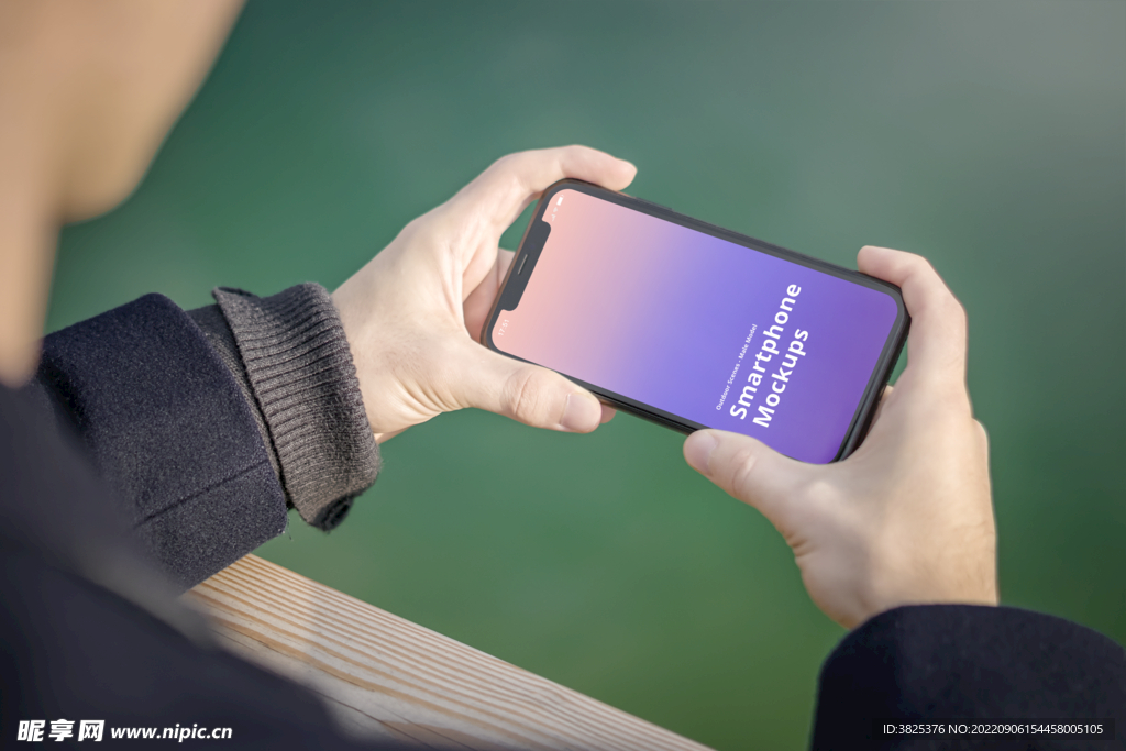 手持手机样机