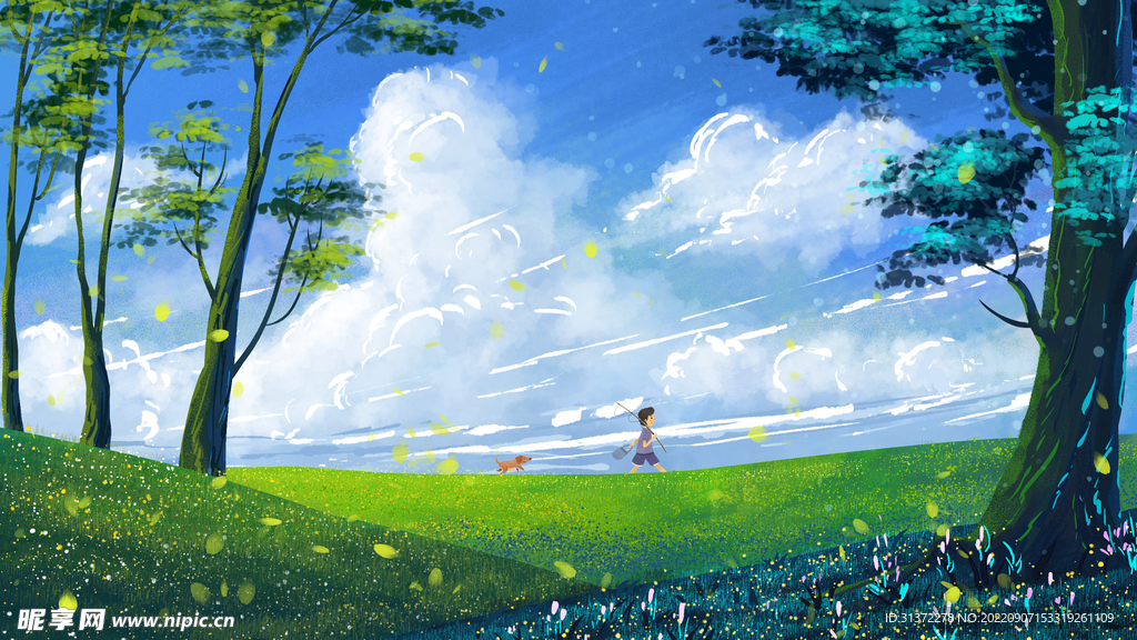 小清新简约创意海报图片