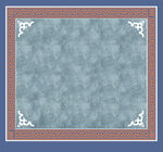 紫色仿大理石个性地垫