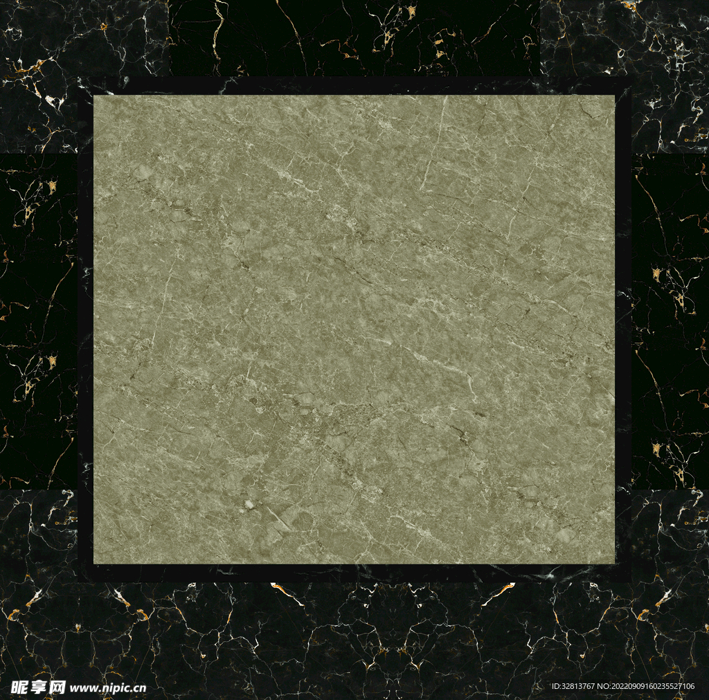 黑色仿大理石地垫素材