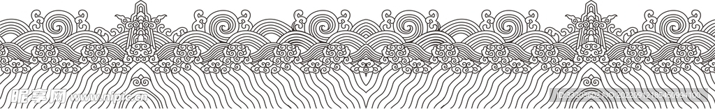 中国传统纹样 水纹