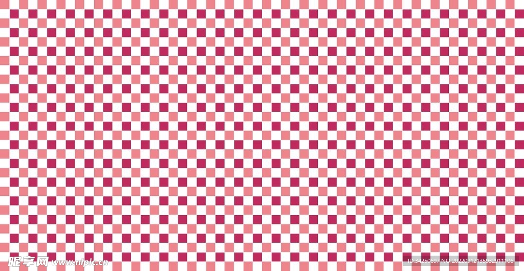 粉色棋盘格
