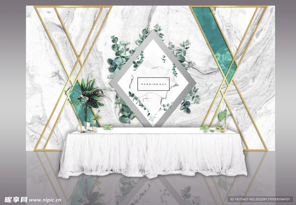 大理石极简婚礼