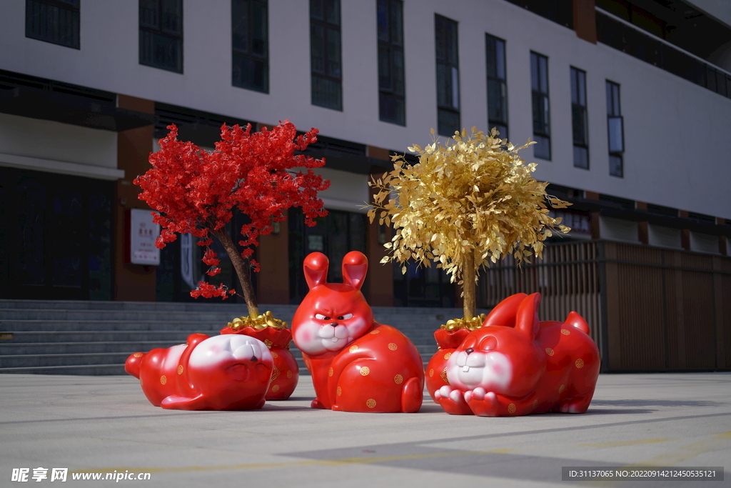 兔子雕塑By泉州江之南