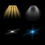 免抠图发光素材