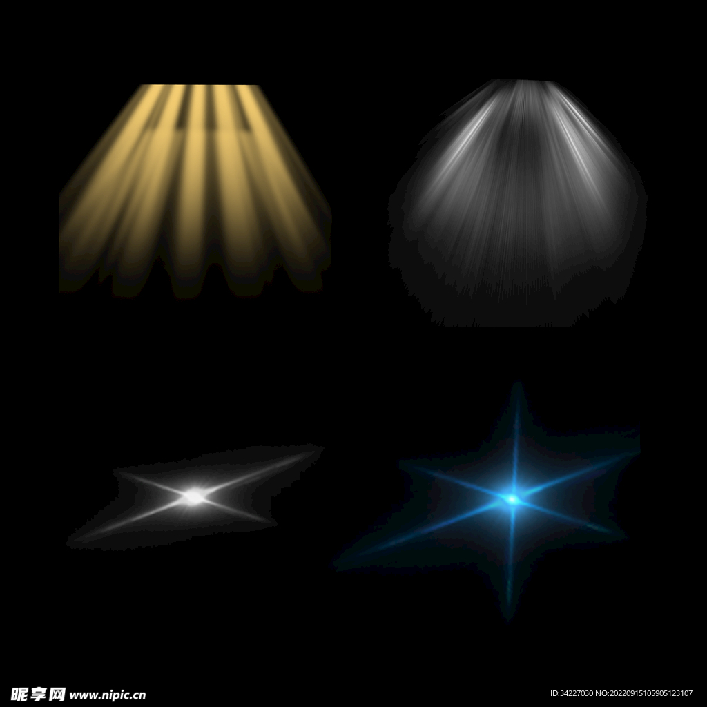 免抠图发光素材