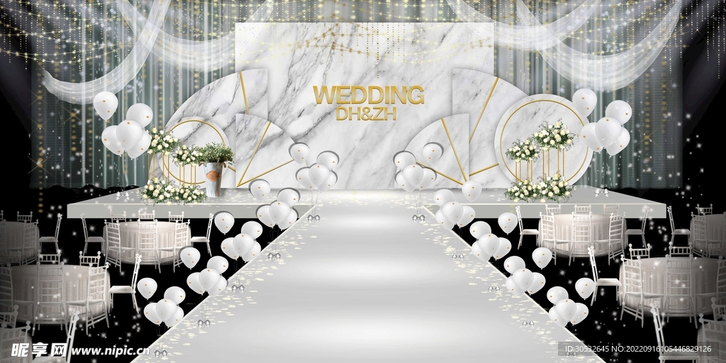 大理石简约婚礼