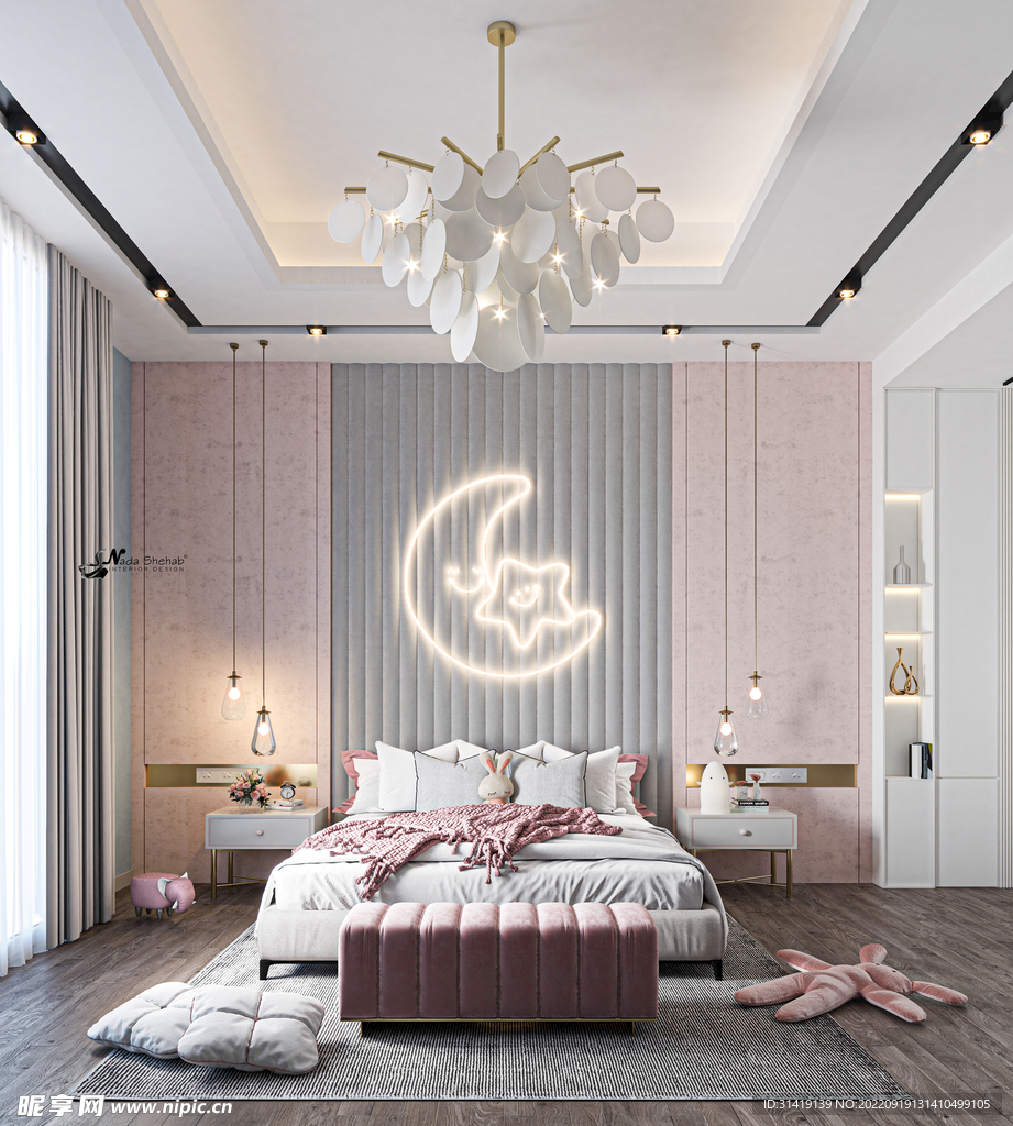 儿童房场景图片