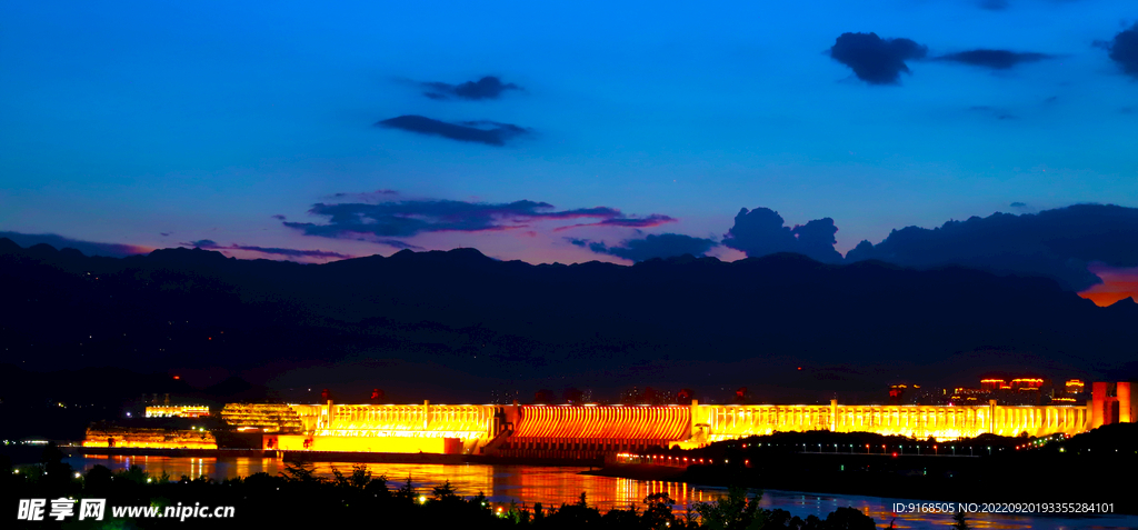 三峡夜景