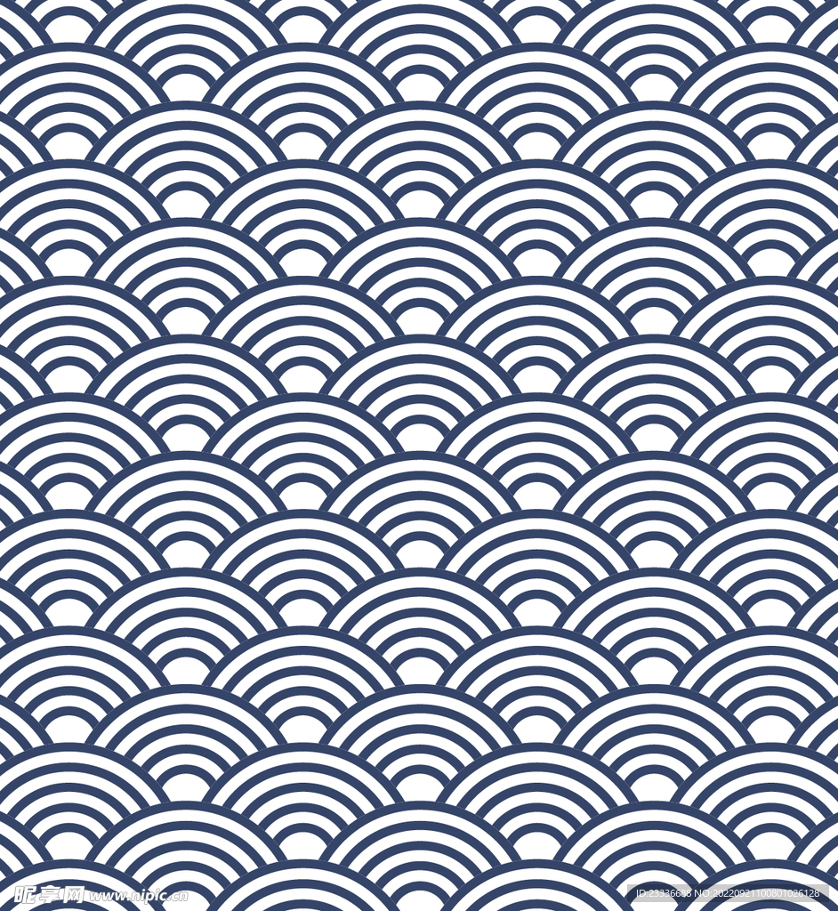 无缝拼接国风矢量素材