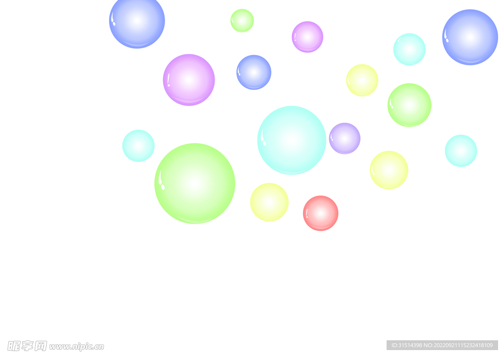 彩色小泡泡