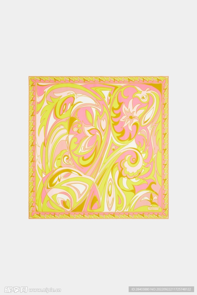 大牌  方巾  数码印花  