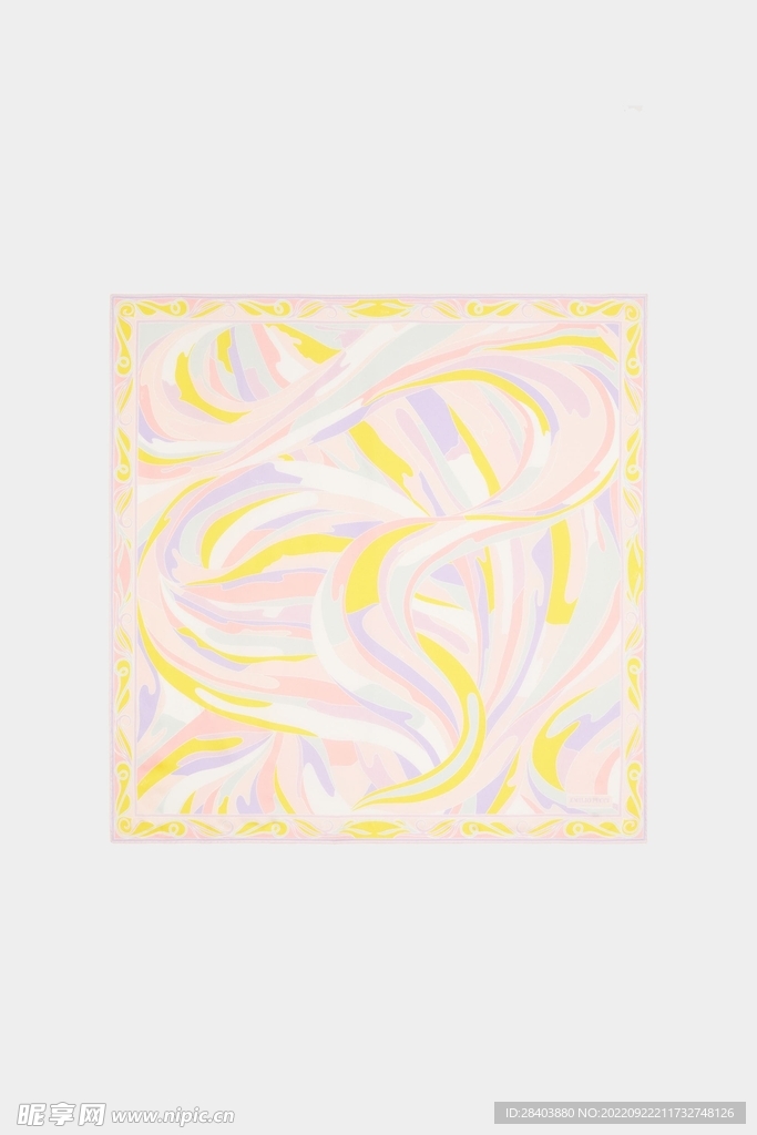 大牌  方巾  数码印花  