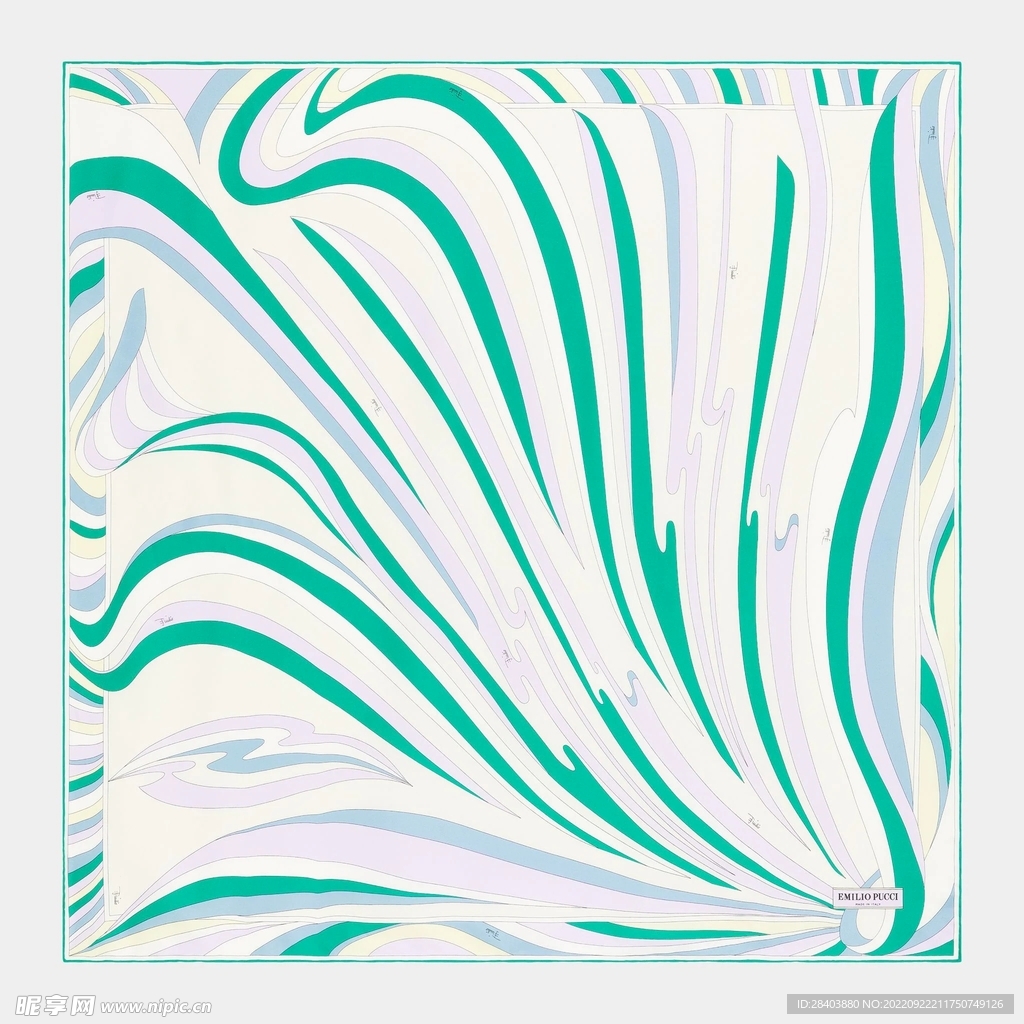 大牌  方巾  数码印花  