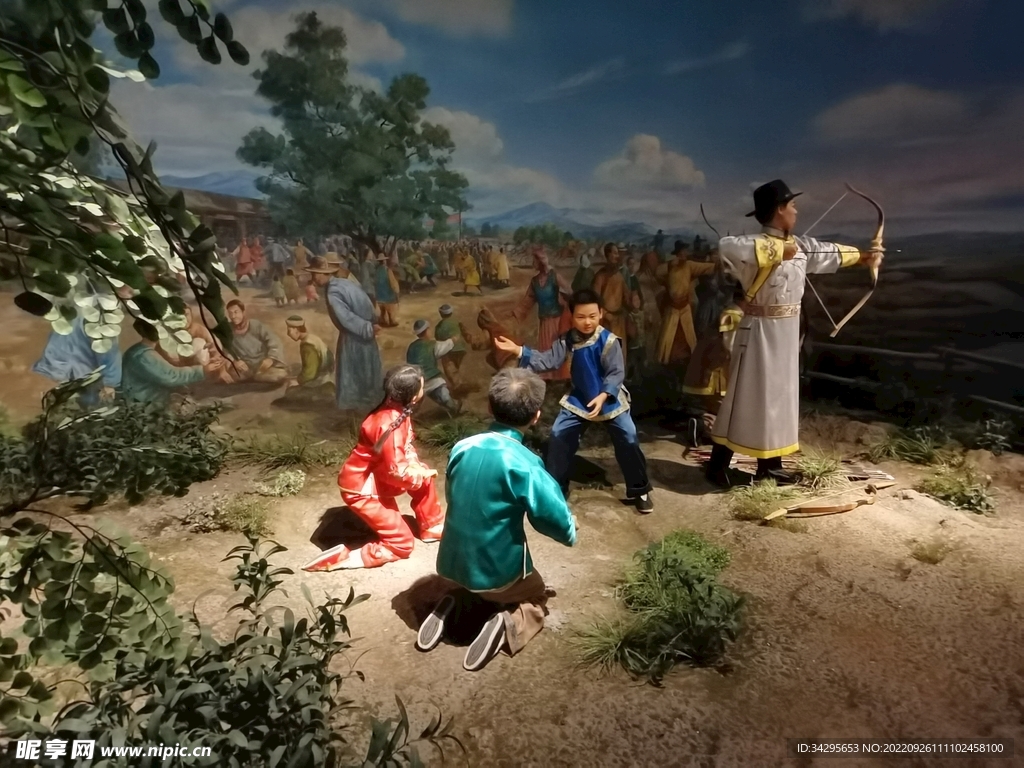 锡伯族博物馆实拍