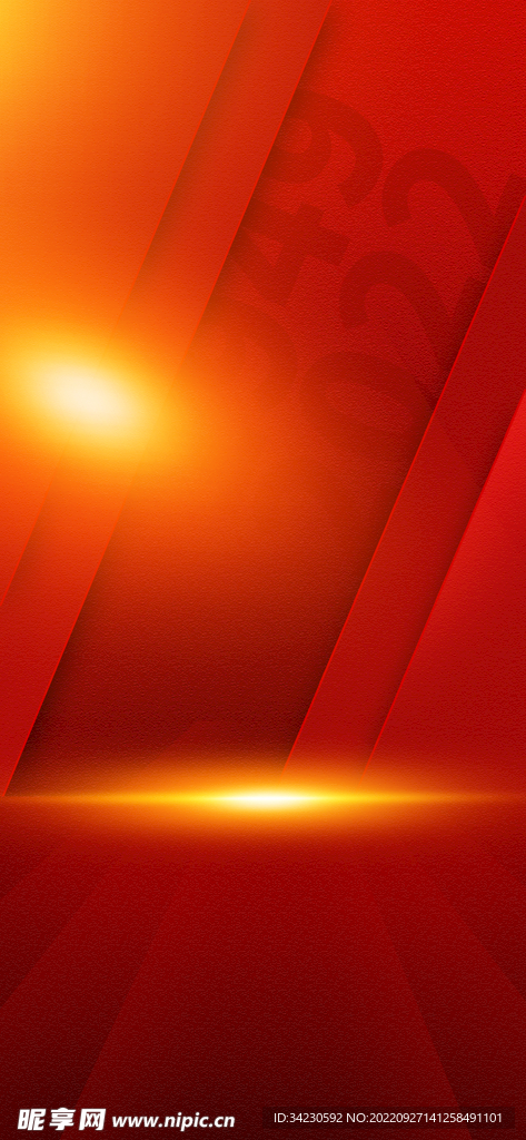 红色背景