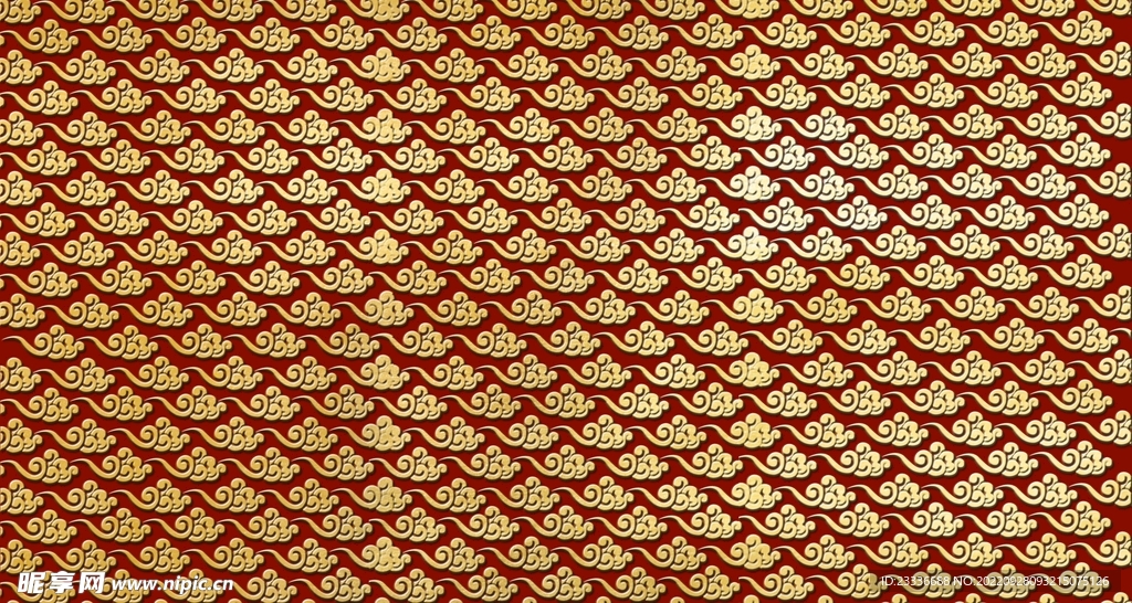  无缝拼接国风素材