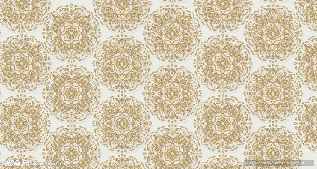 无缝拼接国风素材