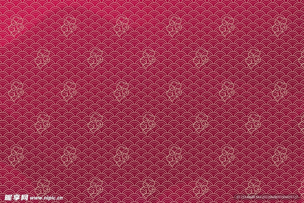 无缝拼接国风素材