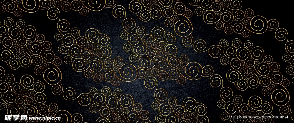 无缝拼接国风素材