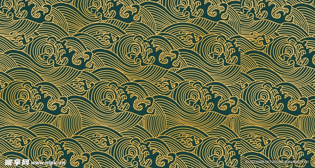 无缝拼接国风素材