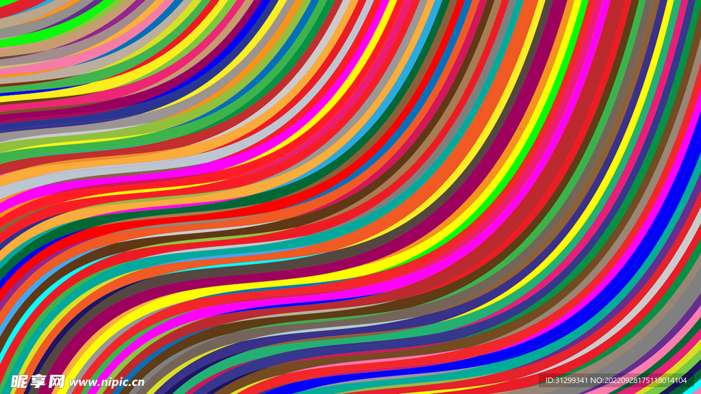 彩色线条