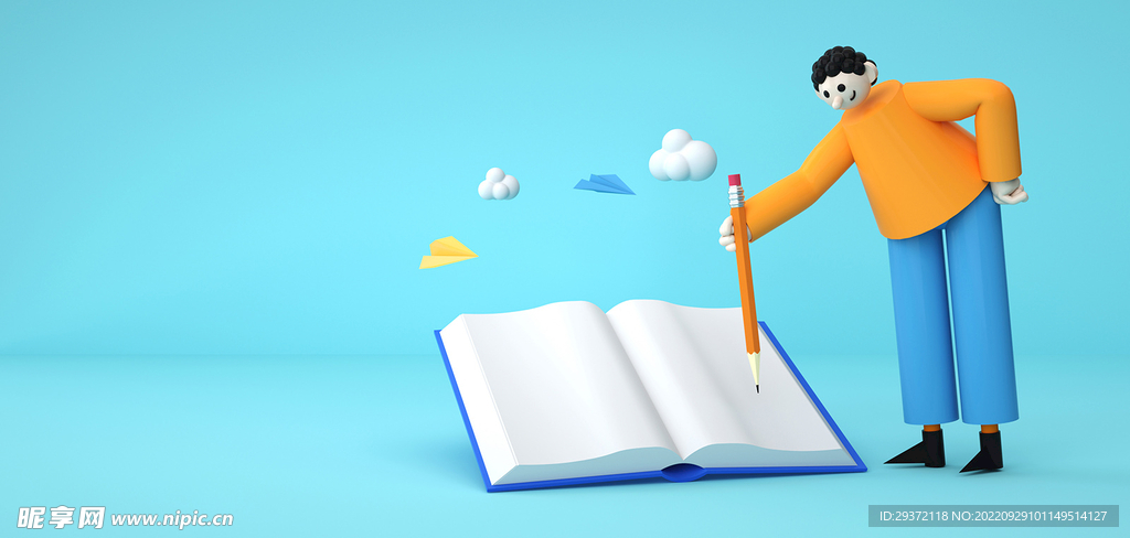 c4d卡通3d人物元素