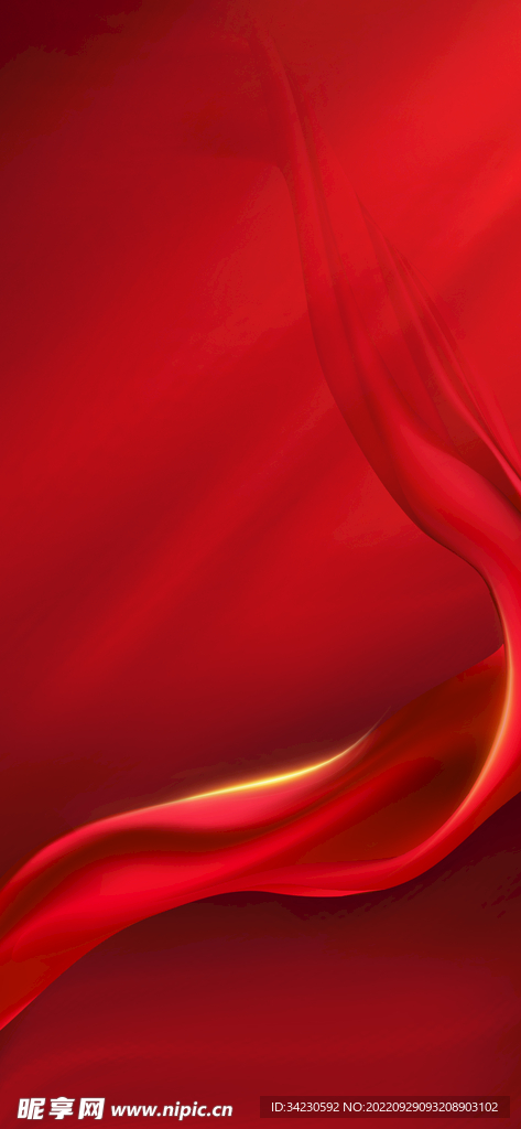 红色背景