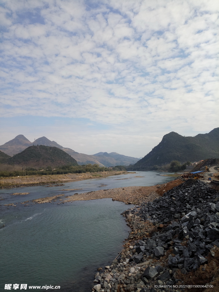 广东河流山水风光