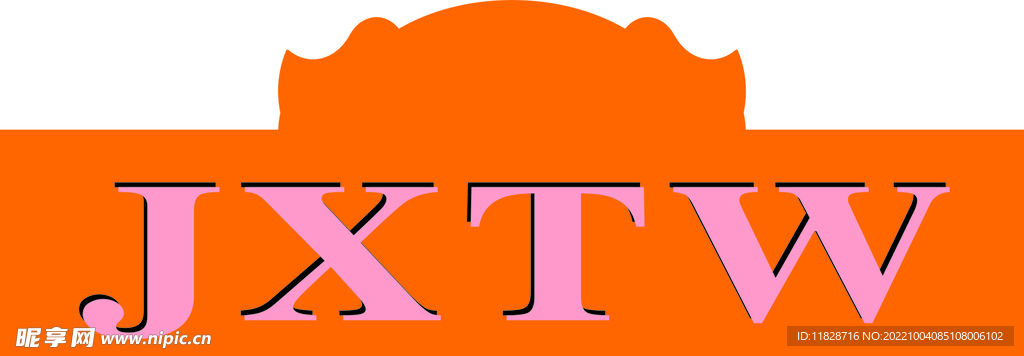 长方形园形图案