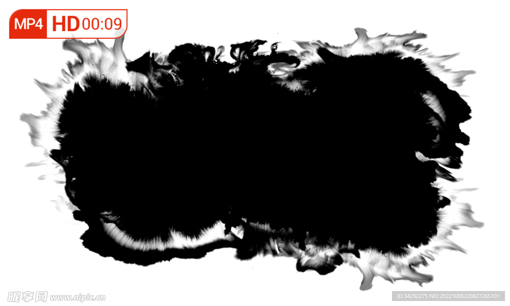 水墨转场视频素材